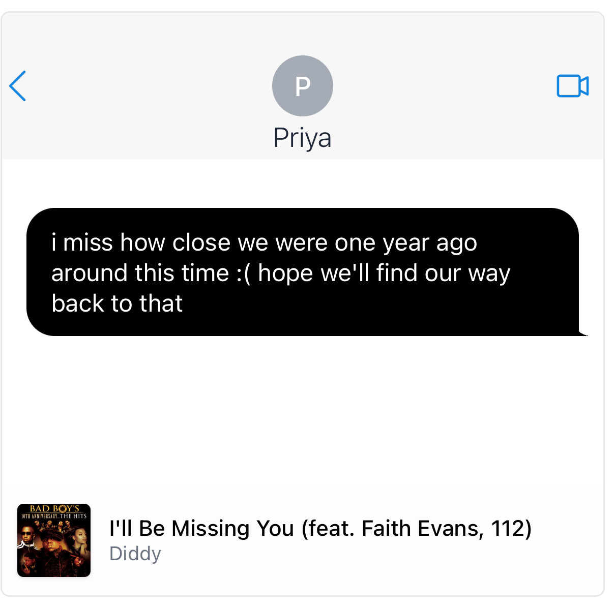A screenshot of unsent message on unsentchat