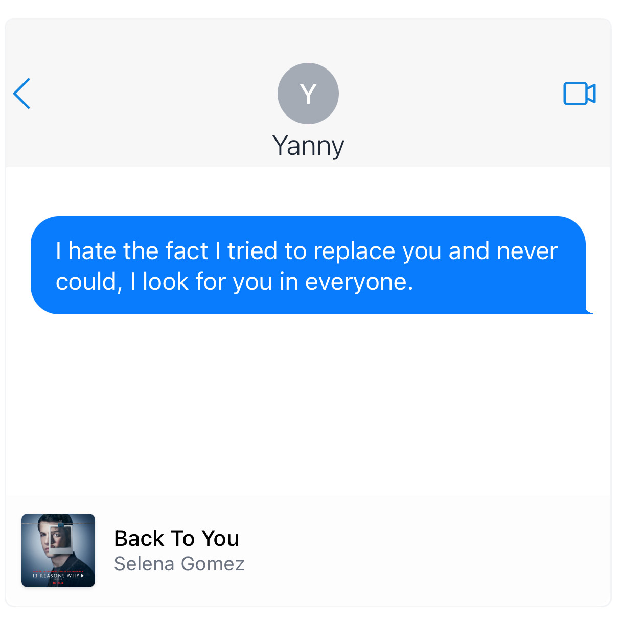 A screenshot of unsent message on unsentchat